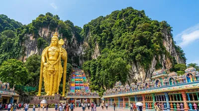 Batu Caves near A&R Urban Hotel off Jalan Ipoh, Kuala Lumpur